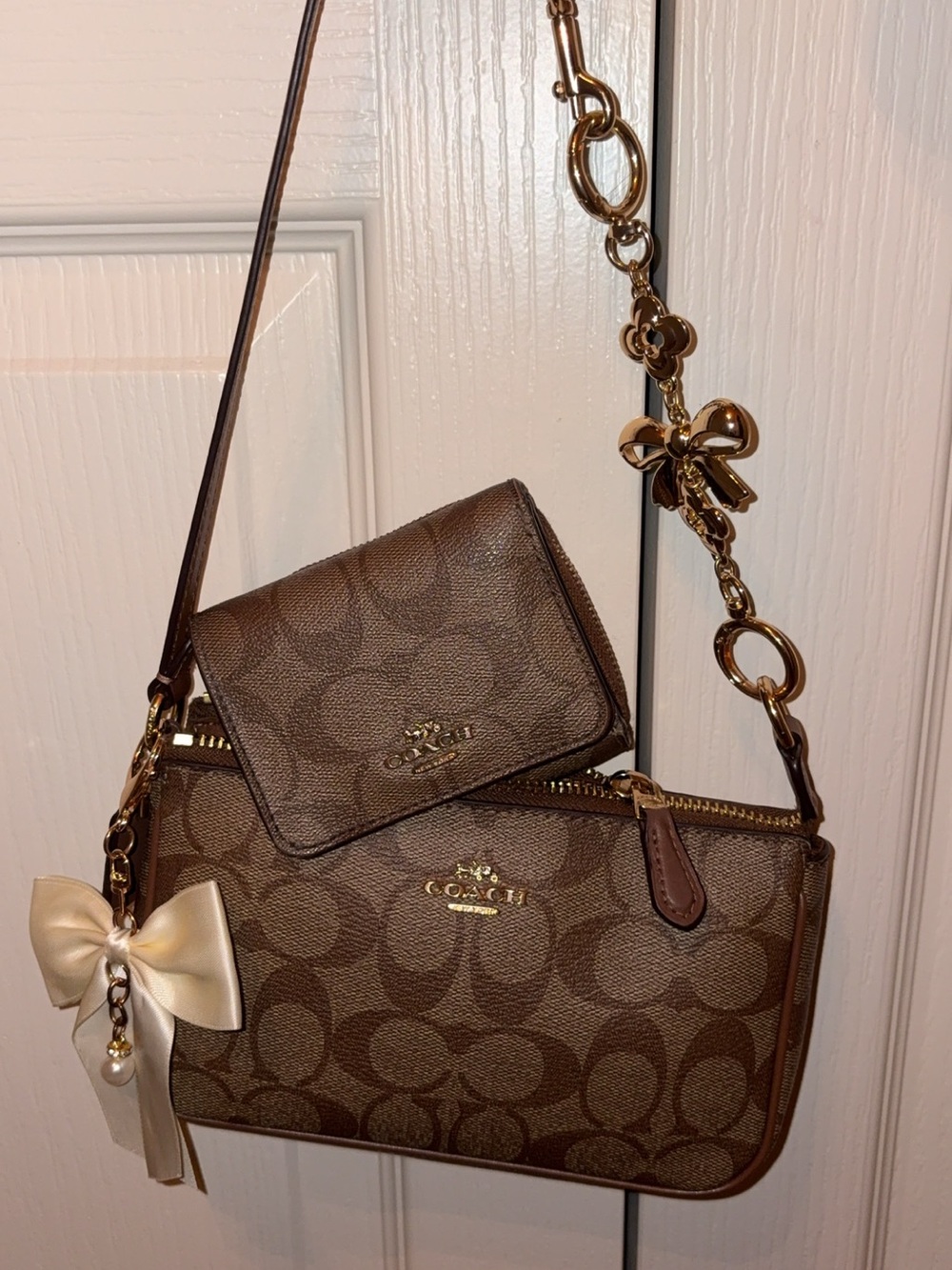 Coach Nolita 19 With Matching Wallet